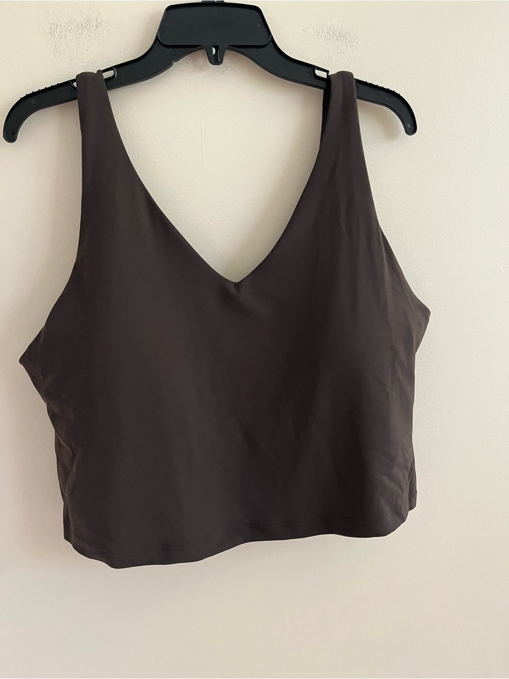 NWOT-Athleta Truffle V-Neck Crop, Size 2X